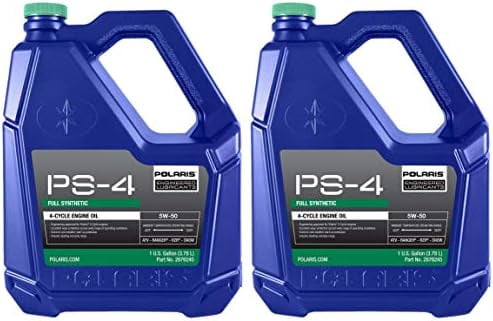 Genuine Polaris PS-4 Full Synthetic Oil 5W-50-2876245 (2 Pack ...
