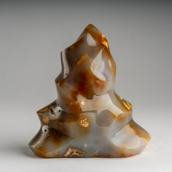 Genuine Polished Agate Flame Freeform from Madagascar (2.2 lbs)