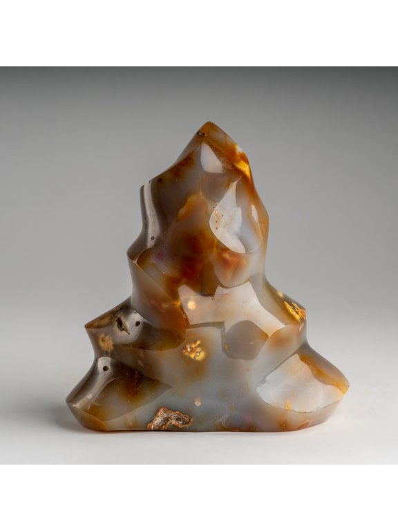 Genuine Polished Agate Flame Freeform from Madagascar (2.2 lbs)