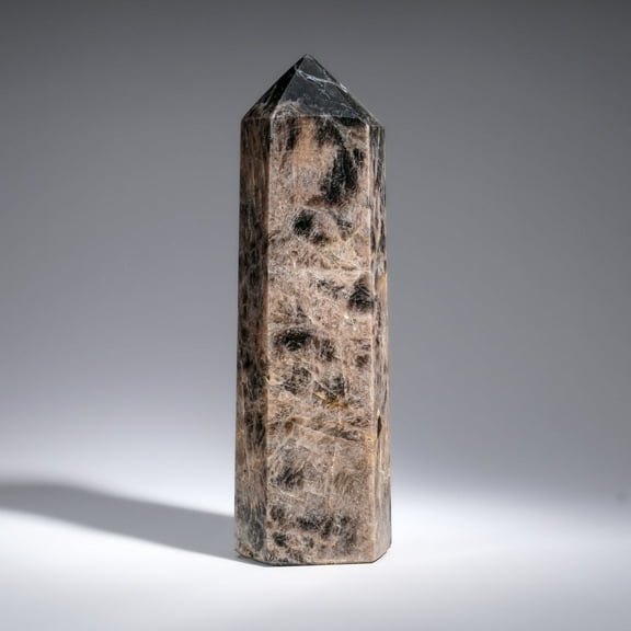 Genuine Polished Black Moonstone Point (2.5 lbs)