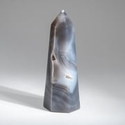Genuine Polished Blue Agate Point from Madagascar 2.5 lbs