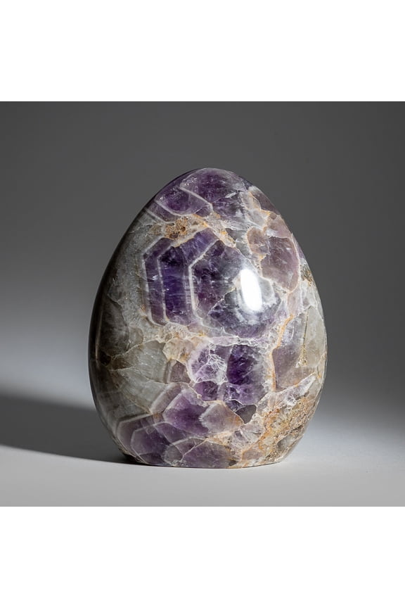 Genuine Polished Chevron Amethyst Freeform from Brazil (2.6 lbs)