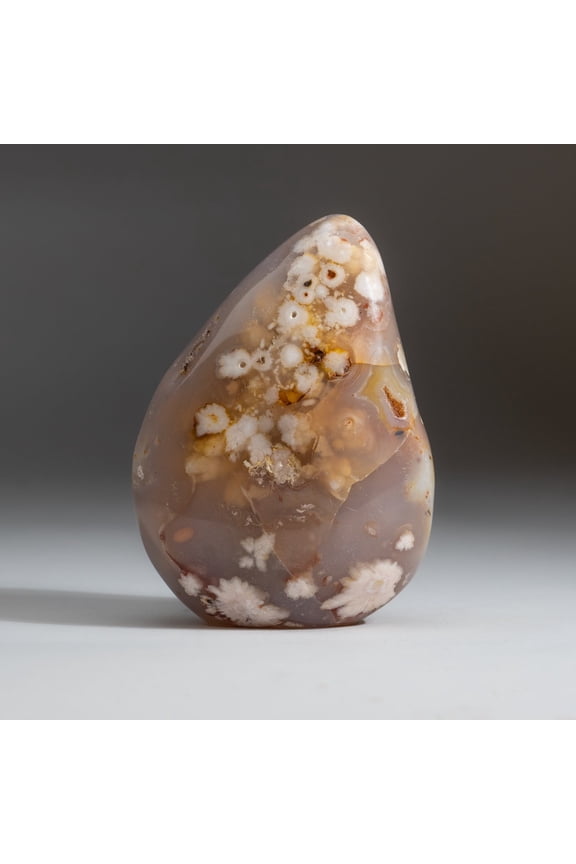 Genuine Polished Flower Agate Freeform from Madagascar (1.4 lbs)