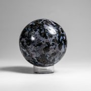 Genuine Polished Indigo Gabbro (3) Sphere from Madagascar (1.3 lbs)