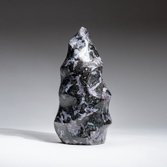 Genuine Polished Indigo Gabbro Flame Freeform (2.2 lbs)