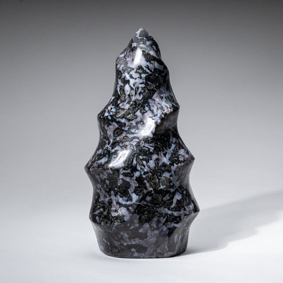 Genuine Polished Indigo Gabbro Flame Freeform (4.3 lbs)