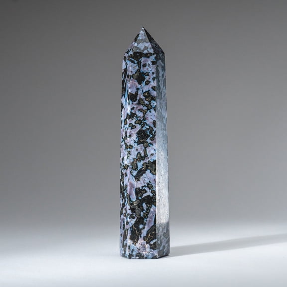 Genuine Polished Indigo Gabbro Point from Madagascar (400 grams)