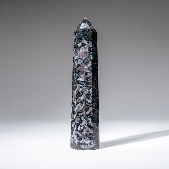 Genuine Polished Indigo Gabbro Point from Madagascar (.9 lbs)