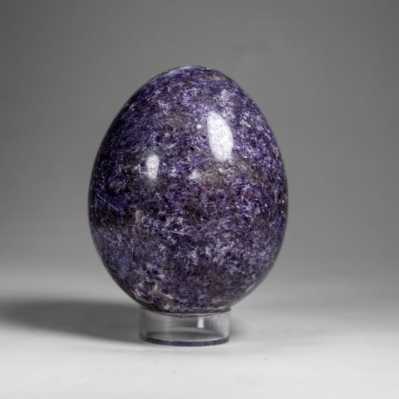 Genuine Polished Lepidolite Egg from Madagascar (1.3 lbs)