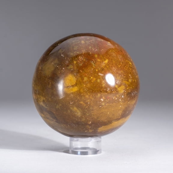 Genuine Polished Ocean Jasper Sphere (1.8 lbs)