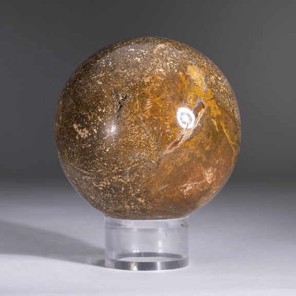 Genuine Polished Ocean Jasper Sphere (2.3 lbs)