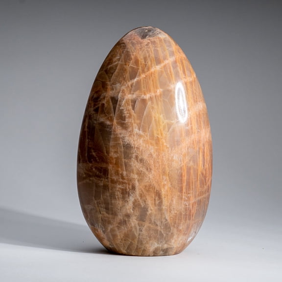 Genuine Polished Peach Moonstone Freeform from Madagascar (6.5 lbs)