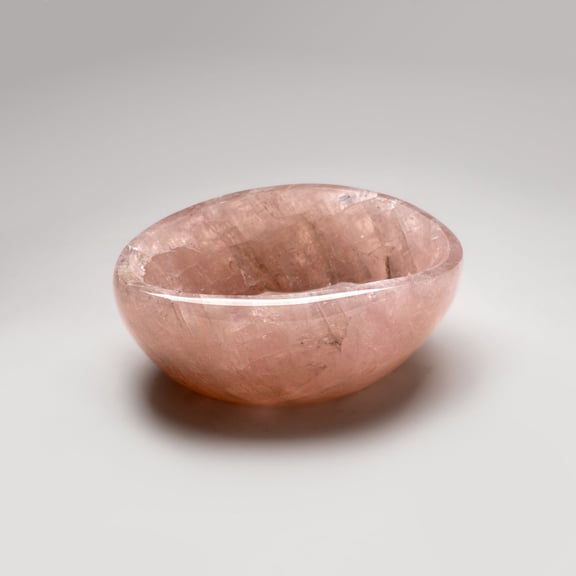 Genuine Polished Rose Quartz Bowl from Brazil (5 lbs)