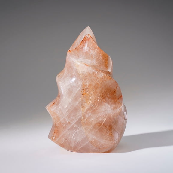Genuine Polished Strawberry Quartz Flame Freeform (2.2 lbs)