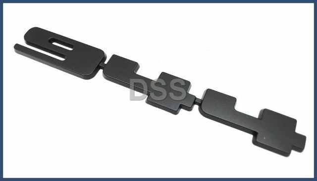 Genuine Porsche 944 (83-89) Emblem Black Rear Trunk Panel