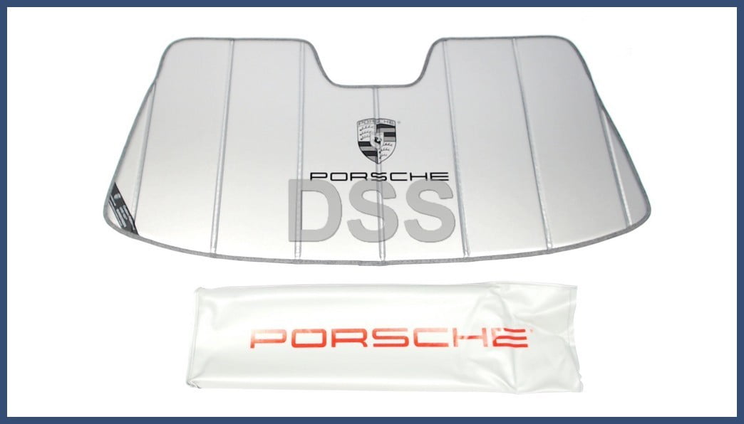 Genuine Porsche Front Windshield Sun Shield Shade Sunshade w/ Bag