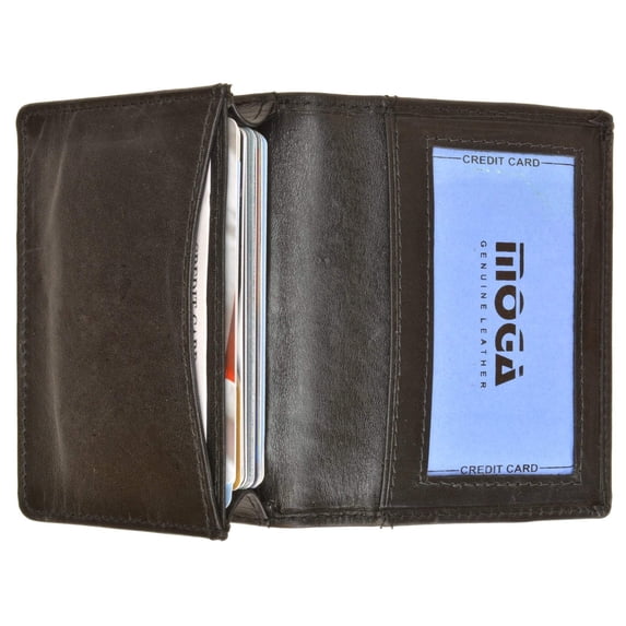 Genuine Premium Cow Leather Business Card Holder by Marshal Wallet