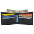 thumbnail image 1 of Genuine Premium Lamb Leather Credit Card Slim Design Bifold Wallet 58, 1 of 17