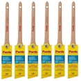 thumbnail image 1 of Genuine Purdy 6 Pack White Bristle Adjutant Angular 1-1/2" Paint Brushes 144024415-6PK, 1 of 3