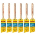 thumbnail image 1 of Genuine Purdy 6 Pack White Bristle Extra Oregon Angular 2" Paint Brushes 144116420-6PK, 1 of 3