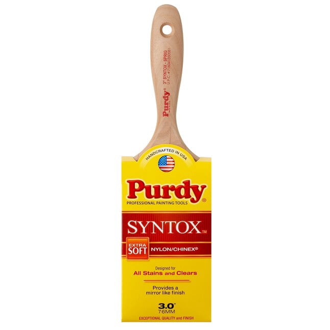 Genuine Purdy Syntox Sprig Flat 3" Paint Brush 144404630