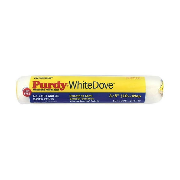 Genuine Purdy White Dove 12" x 3/8" Nap Roller Cover 140670122