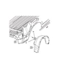thumbnail image 1 of Genuine Ram 2500 Rear Fender Liner Shield Splash Left (2013-2024) OE 68453299AA, 1 of 9