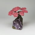 thumbnail image 1 of Genuine Rose Quartz Clustered Gemstone Tree on Amethyst Matrix (5 inches)(The Love Tree), 1 of 4
