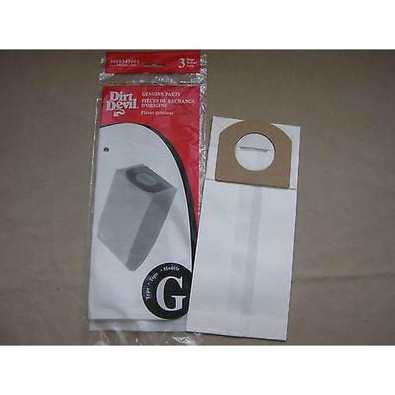 Genuine Royal Dirt Devil Type G Hand Vac Ultra Vacuum Bags 3010347001 3010348001 [150 Genuine Bags (Full Case)]