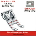 thumbnail image 1 of Genuine SINGER 1/4 Inch Quilting Foot For Heavy Duty Model 4423, 1 of 1