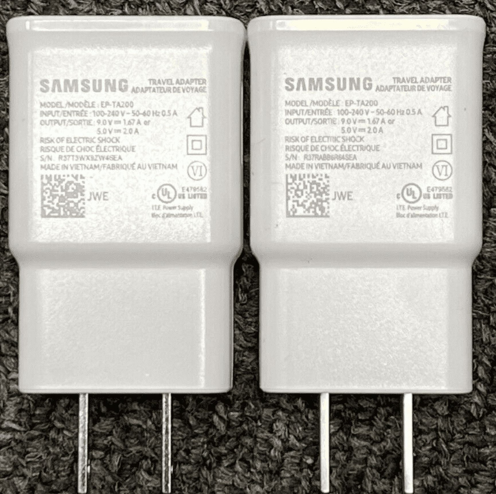 Adaptateur Secteur USB Samsung Travel Adapter EP-TA200 Blanc - 15