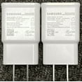 thumbnail image 1 of Genuine Samsung Adaptive Fast Charging Travel/Wall Charger EP-TA200 (2pack), 1 of 4