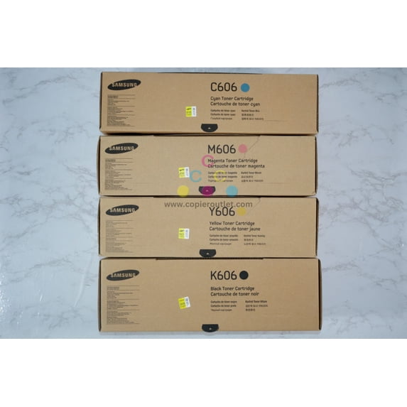 Genuine Samsung CLT-606S CMYK Toner Set For CLX-9350ND/9352NA Same Day Ship