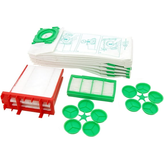 Genuine Sebo K Series Vacuum Cleaner Paper Dust Bags X 8 & Filters 6695Er