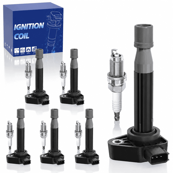 Genuine Set of 6x Ignition Coils Rep OEM 30520P8EA01 99-09 Honda V6 3.0 3.2 3.5L