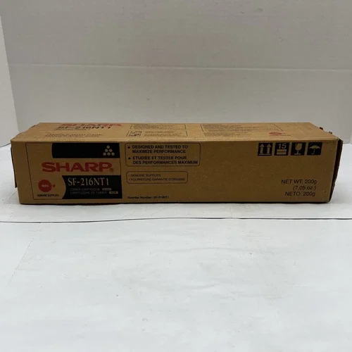 Genuine Sharp Sf-216Nt1 Black Toner Cartridge, New, Sealed