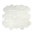 thumbnail image 1 of Genuine Sheepskin Rug Extra Soft Natural Pelt Ivory , Six Pelt 5' x 6', 1 of 6