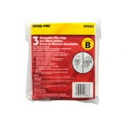 Genuine Shop Vac Style B Vacuum Bags 9066800 All Around Vac 2 to 2.5 Gallons Gal [3 Bags]