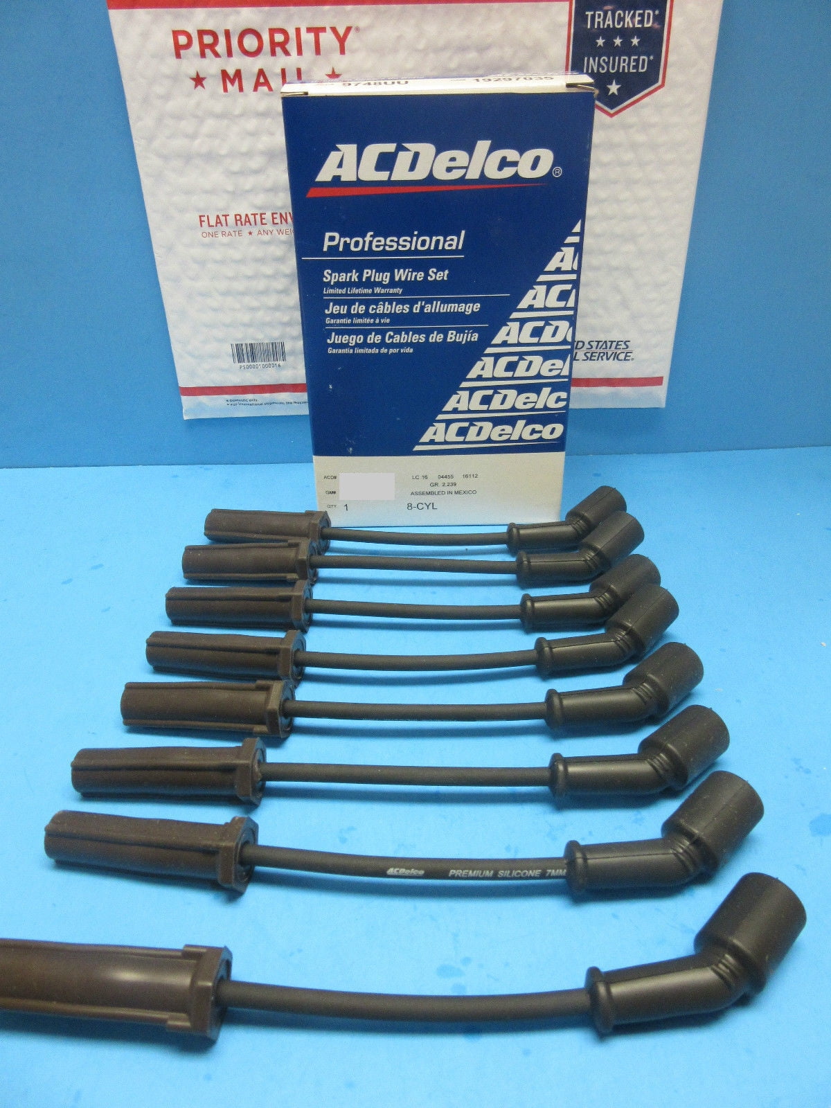 Genuine Spark Plug Wire Set ACDelco Chevy Cady GMC Hummer OEM 9748HH 5