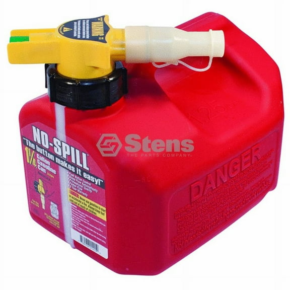 Genuine Stens 1 1/4 Gallon Fuel Can 01415 Part# 765-100 Replaces OEM Part For: No-Spill, Stihl, Toro