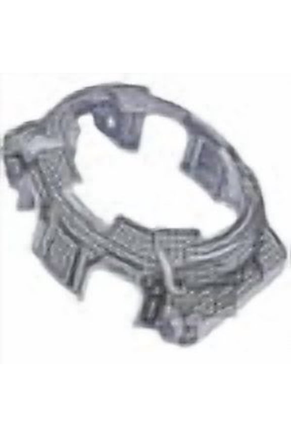 Genuine Sterling Silver Casio G-Shock Watch GA100 Custom White/White CZ Bezel Simulated Diamonds Insert Cover Face Case