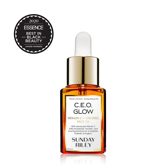 Genuine Sunday Riley C.E.O GLOW Vitamin C + Turmeric Face Oil 0.5oz/15ml