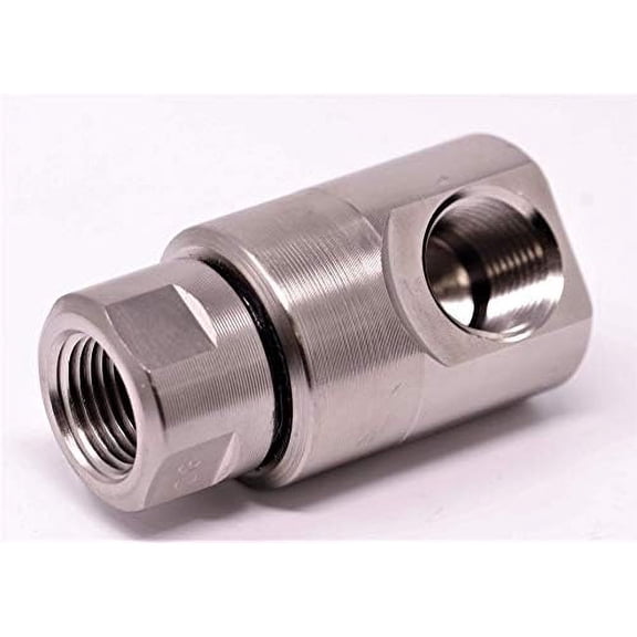 Genuine Super Swivel –½-Inch FXF Heavy Duty  Reel Swivel With Grease Zerk Fitting. Replacement Swivel For Home  Industrial Steel  Reel (#5024-Ni-AL 9SS8FP50XFP50-Ni-AL).