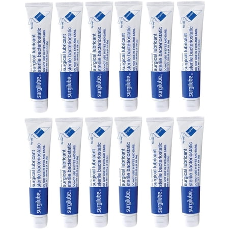 Genuine Surgilube Lubricant: 4.25 oz - Box of 12 Flip Top Cap