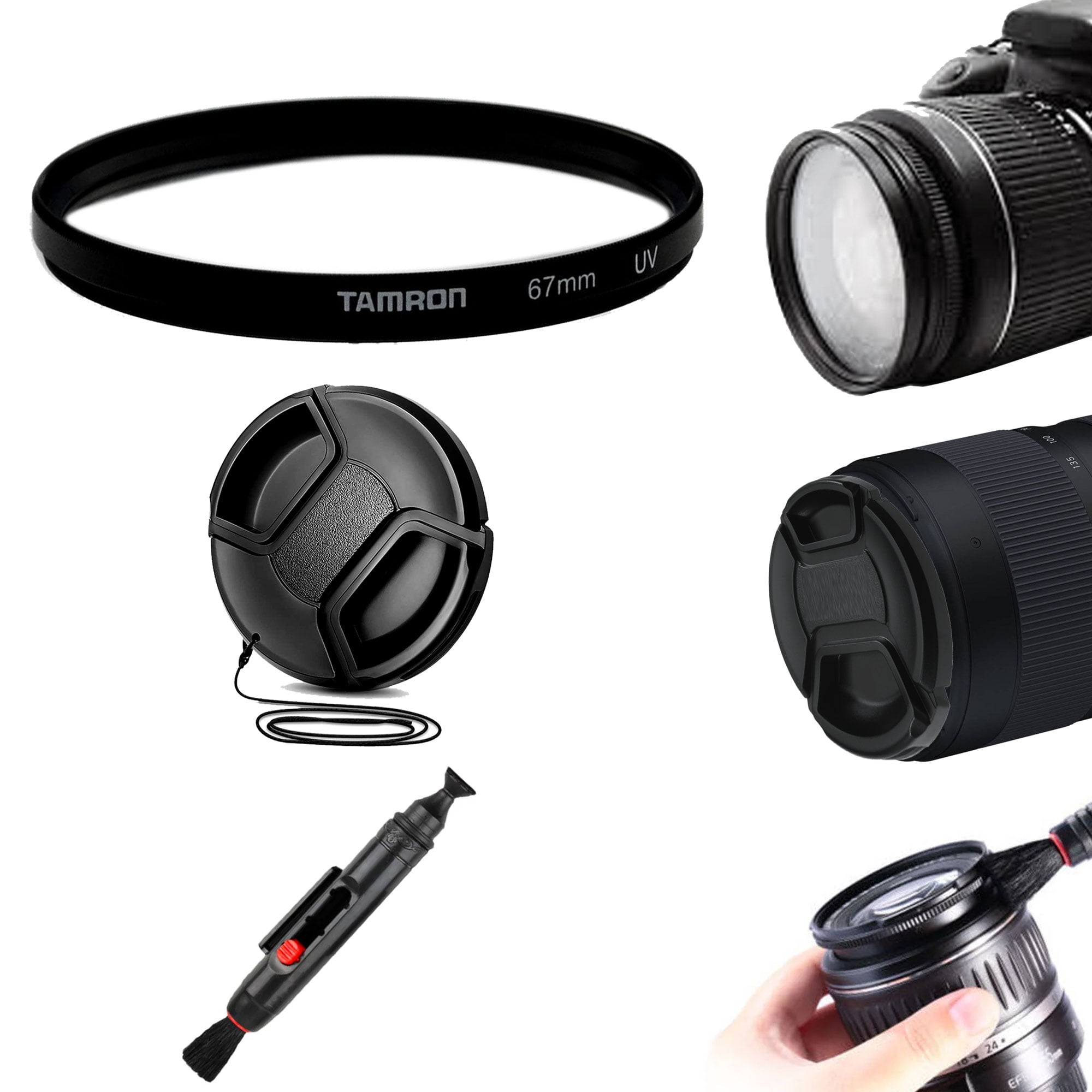 Genuine Tamron 67mm UV Filter with Replacement Snap Cap and