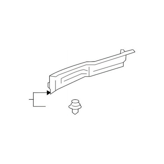 Genuine Toyota Fender Ledge Cover 53825-04010