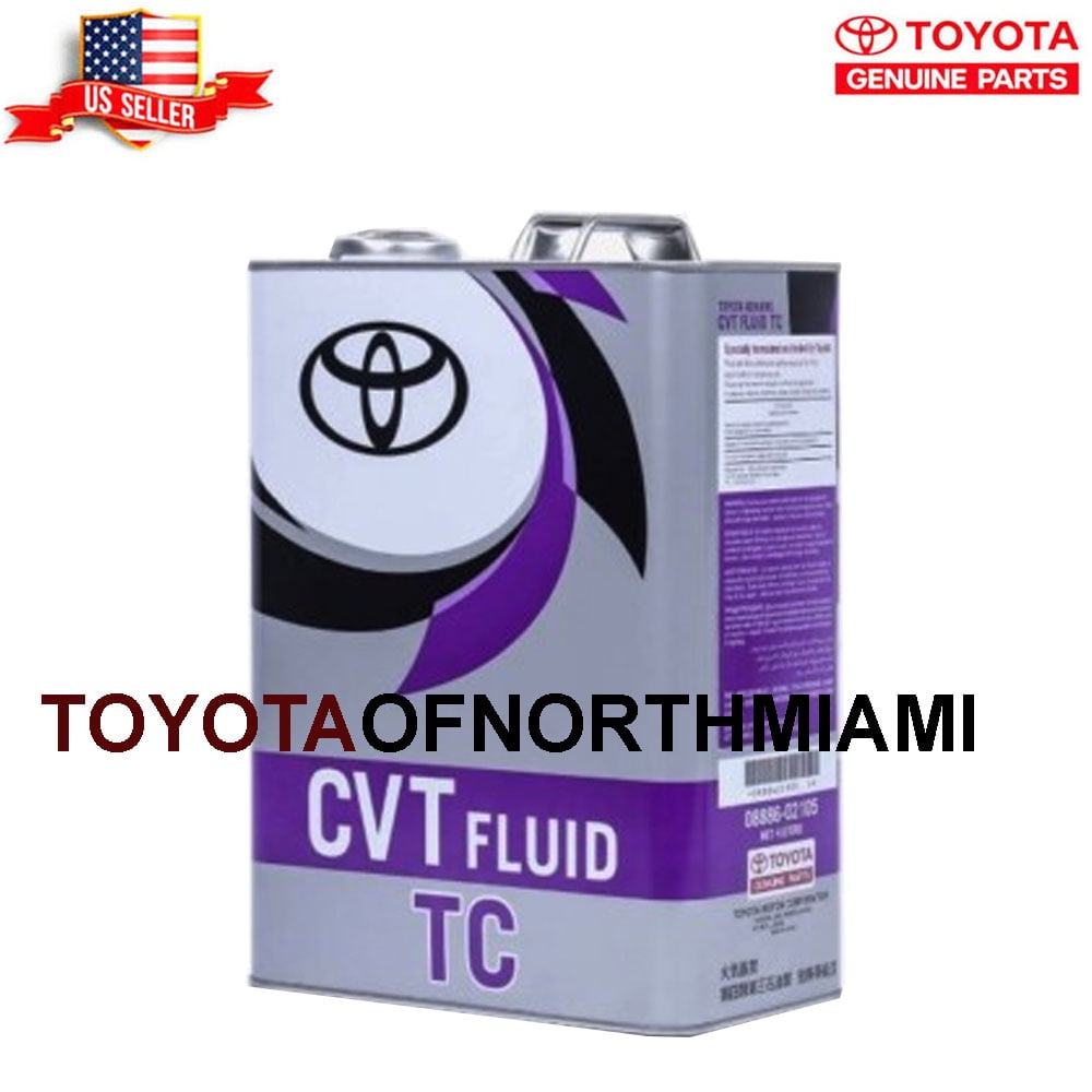 Genuine Toyota Super CVT TC Transmission Fluid 4 Liters 08886