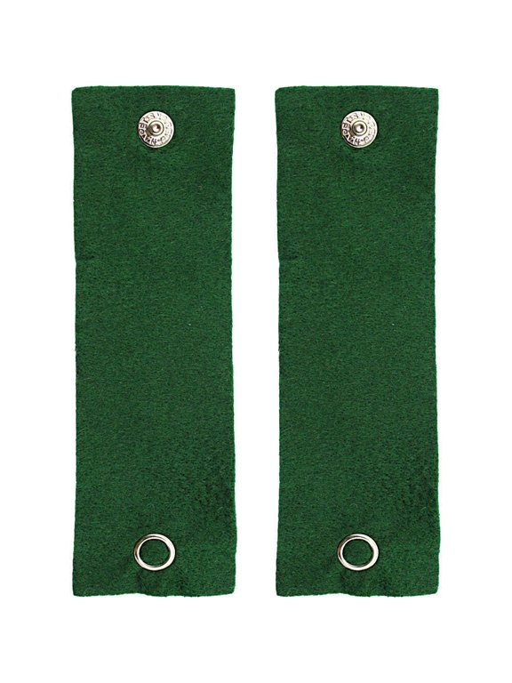 Genuine US Army Snap On Leadership Tab - Green - Official Licensed - 2pcs