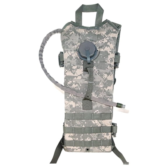 Genuine US Military GI (100 Oz.) MOLLE Hydration with Imported 3L/100 Oz. Bladder ACU Camo
