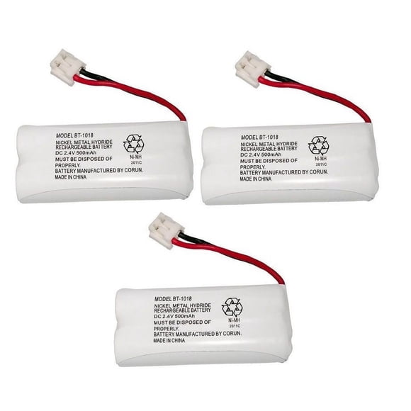 4 Pack Replacement Battery For Uniden D1680 Cordless Phone - 700mAh 2.4V Ni-MH
